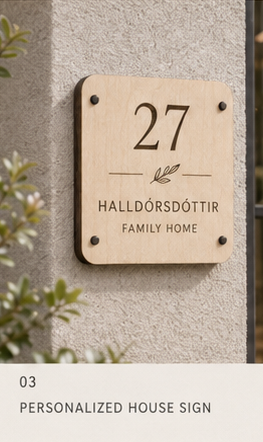 Personalized House Sign concept preview