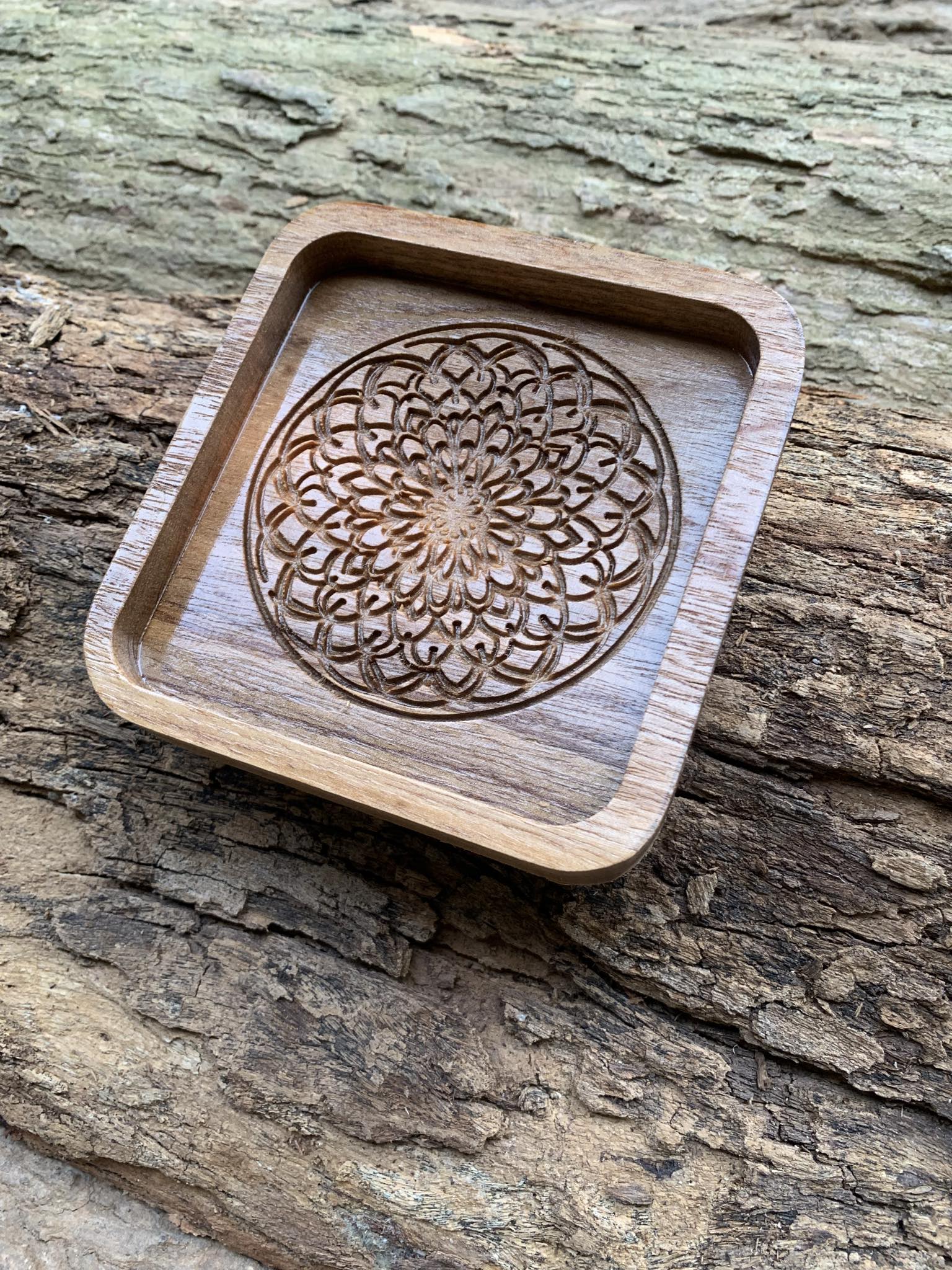 Mandala Square Tray