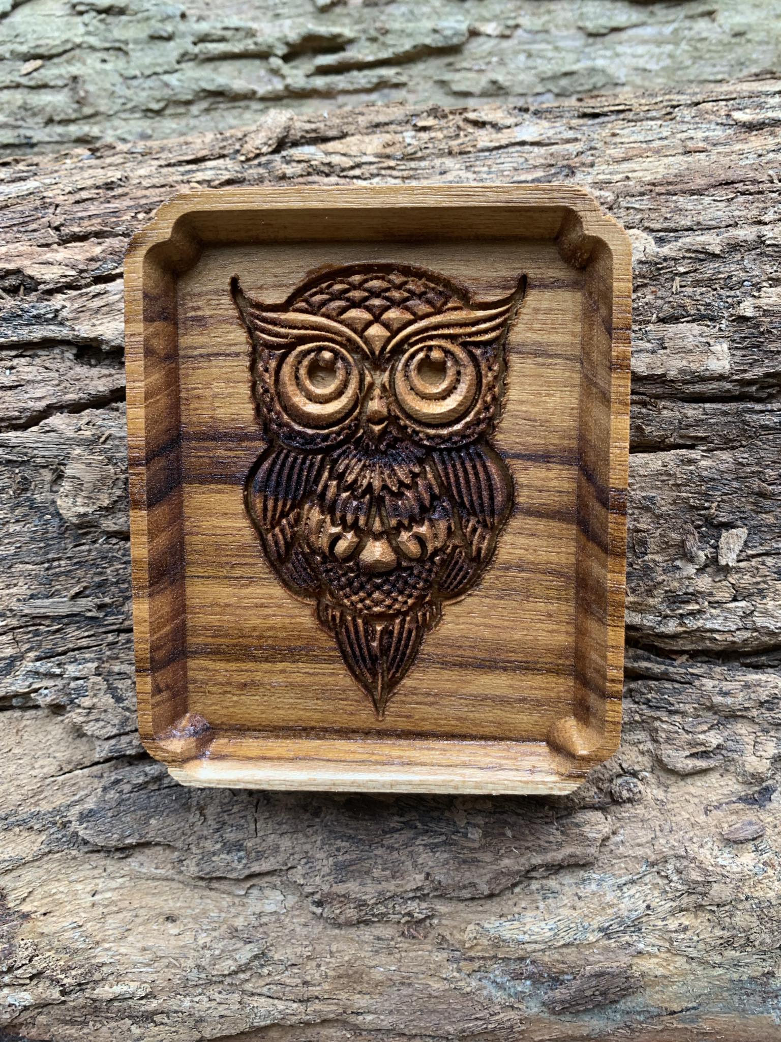 Owl Engraved Tray